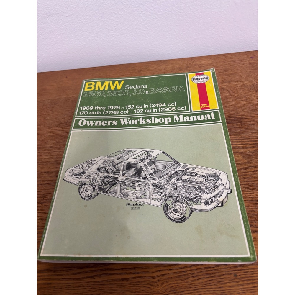 Haynes BMW Sedans 2500 2800 3.0 Bavaria 1969-1976 Owners Workshop Manual